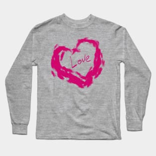 Love Heart Long Sleeve T-Shirt